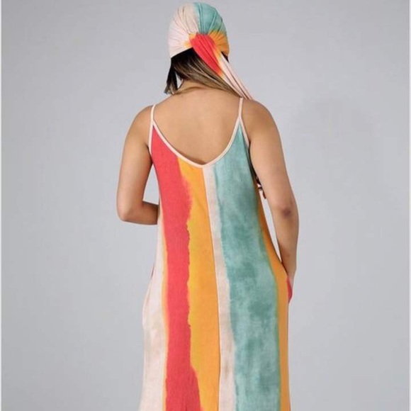 Striped Maxi Dress - Picture 5 of 6